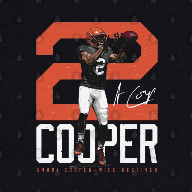 Amari Cooper Cleveland Bold Number by Chunta_Design